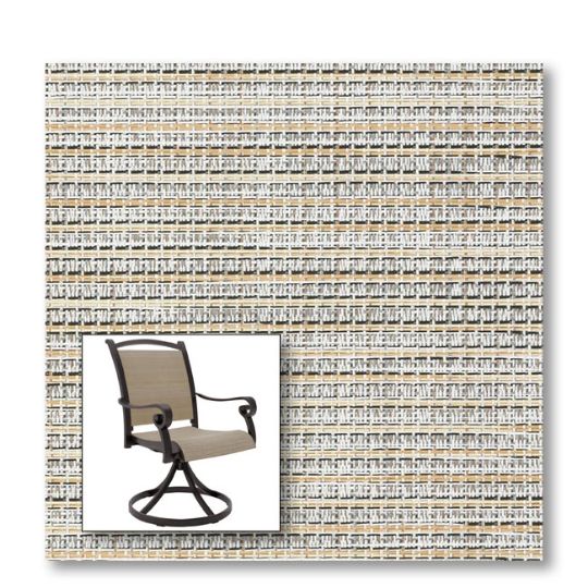 Two piece patio chair slings.