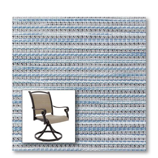 Two piece patio chair slings.