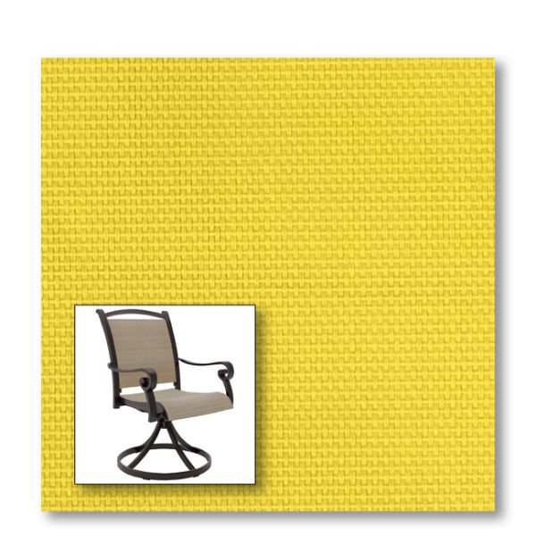 Two piece patio chair slings.