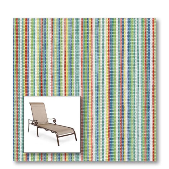 Blazer Confetti Chaise Lounge Replacement Slings