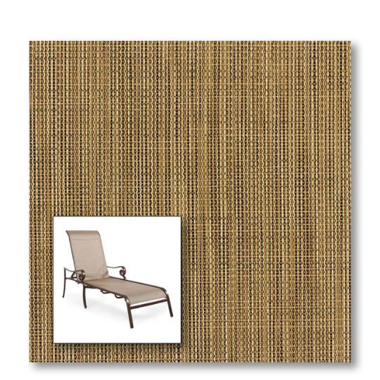 Two piece patio chair slings.