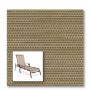 Two piece patio chair slings.