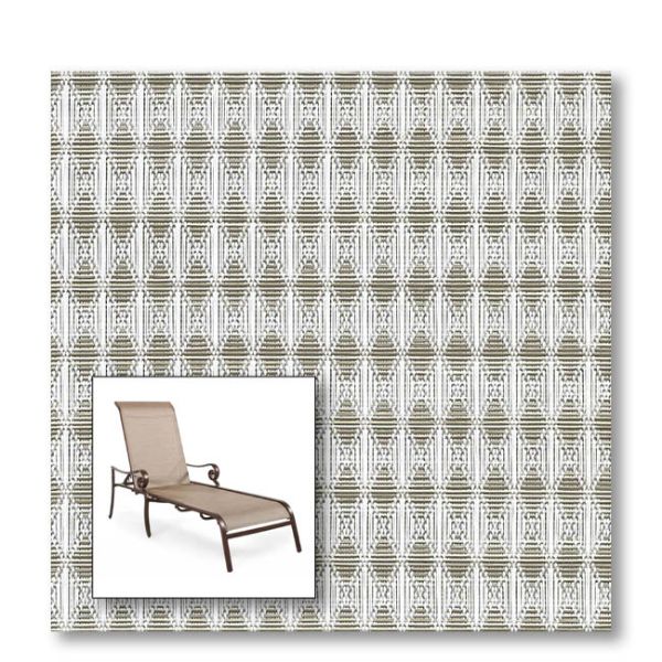 Two piece patio chair slings.