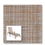 Two piece patio chair slings.