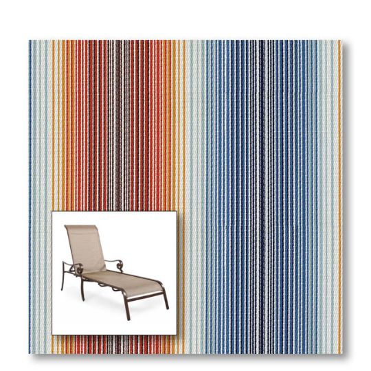 Two piece patio chair slings.