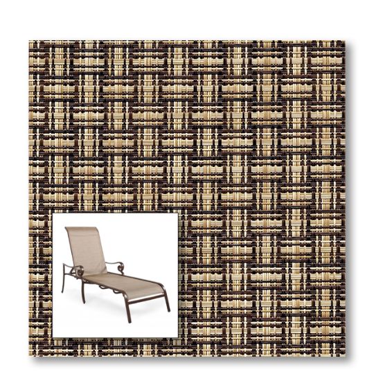 Two piece patio chair slings.