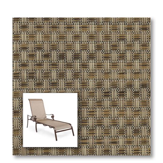 Two piece patio chair slings.