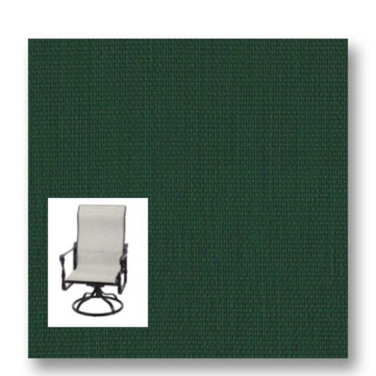 Twitchell Textilene Sunsure Forest Patio Chair Replacement Sling Fabric