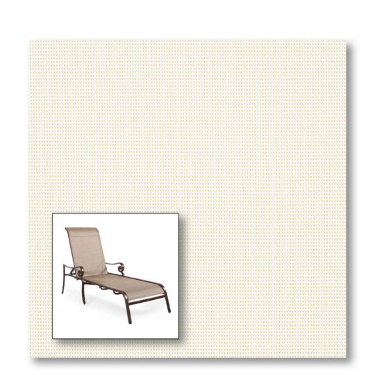 Two piece patio chair slings.