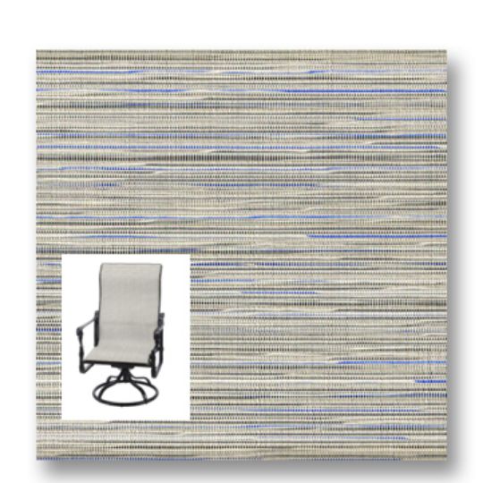 Twitchell Textilene Sunsure Indention Patio Chair Replacement Sling Fabric