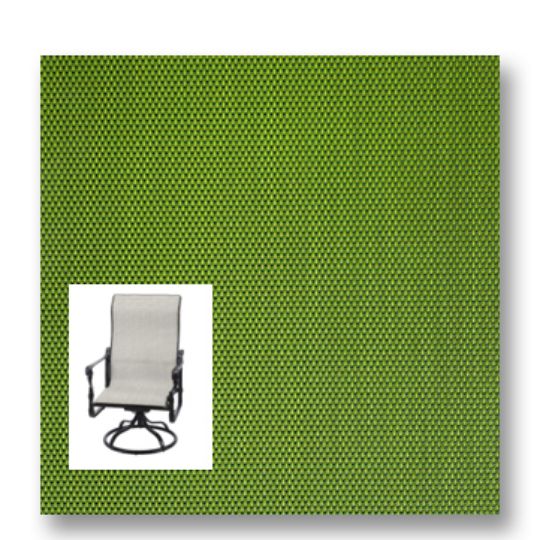 Twitchell Textilene Sunsure Limelight Patio Chair Replacement Sling Fabric