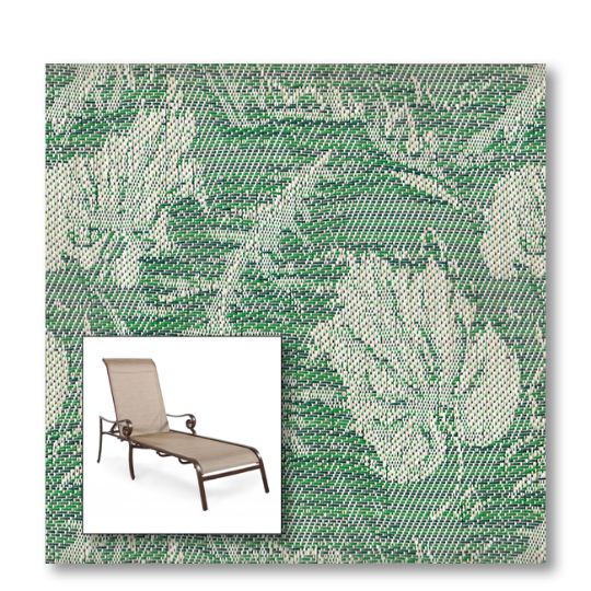 Two piece patio chair slings.