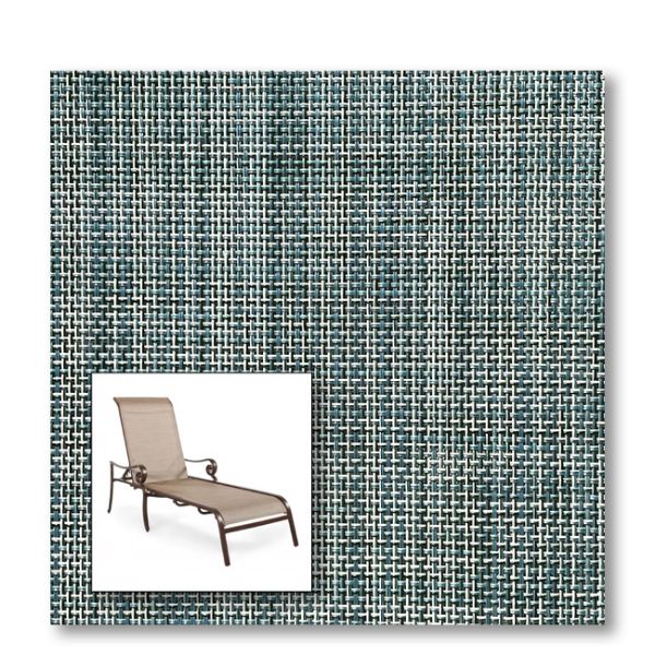 Two piece patio chair slings.