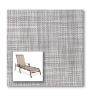 Two piece patio chair slings.