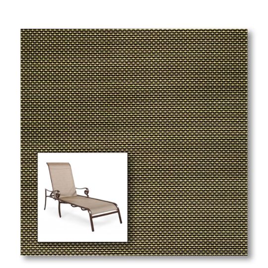 Two piece patio chair slings.