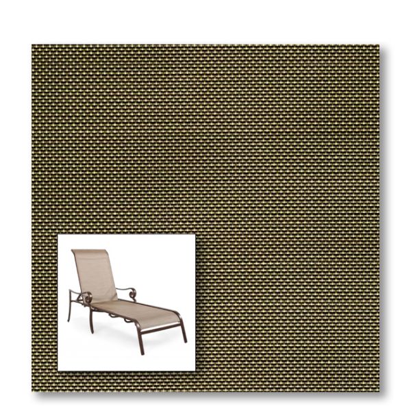 Two piece patio chair slings.