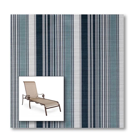 Two piece patio chair slings.
