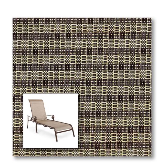 Two piece patio chair slings.