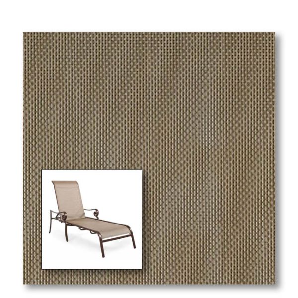 Two piece patio chair slings.