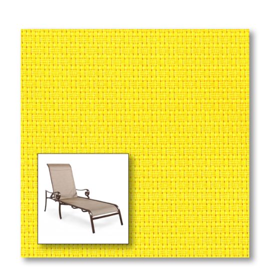 Two piece patio chair slings.