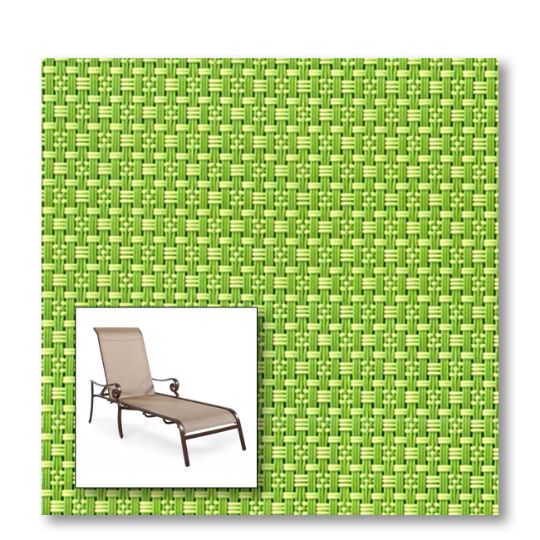 Two piece patio chair slings.