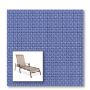 Two piece patio chair slings.