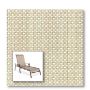 Two piece patio chair slings.