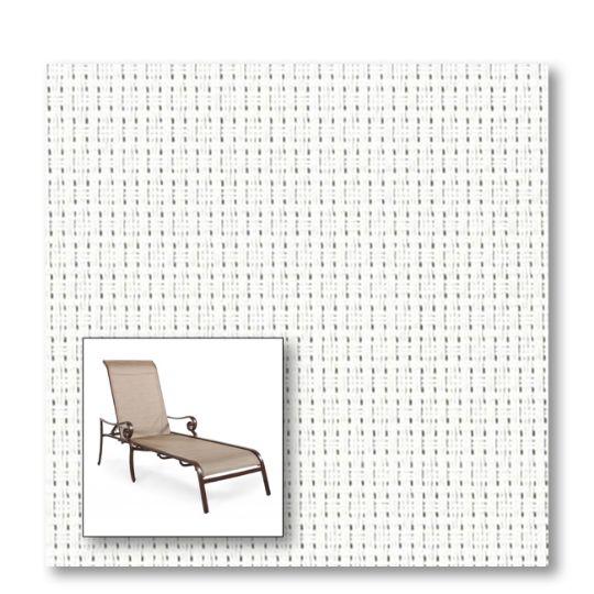 Two piece patio chair slings.