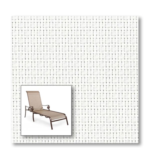 Two piece patio chair slings.