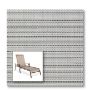 Two piece patio chair slings.