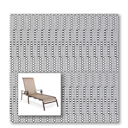 Two piece patio chair slings.