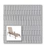Two piece patio chair slings.