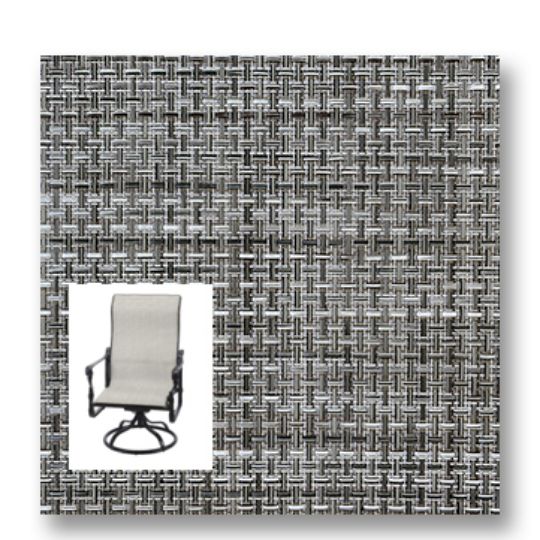 Twitchell Textilene Sunsure Low Tide Patio Chair Replacement Sling Fabric