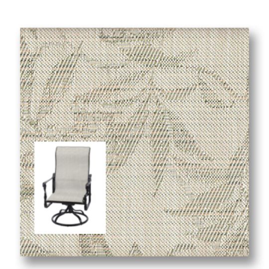 Twitchell Textilene Sunsure Olive Tea Leaves Patio Chair Replacement Sling Fabric