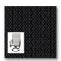 Twitchell Textilene Sunsure Patio Black Patio Chair Replacement Sling Fabric