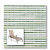 Two piece patio chair slings.