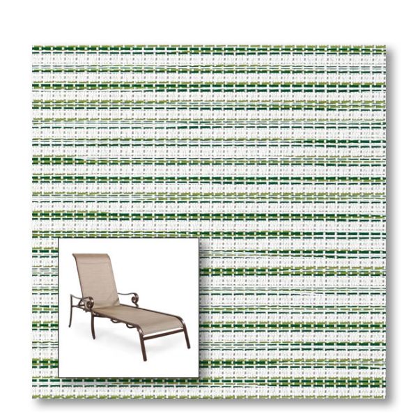Two piece patio chair slings.