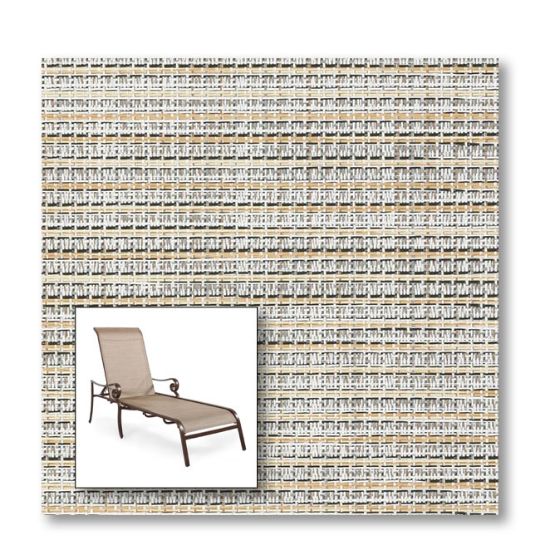 Two piece patio chair slings.