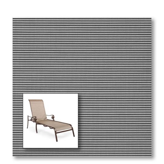 Two piece patio chair slings.