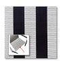 Picture of Black White Café Stripe | Chair Seat Bottom Only