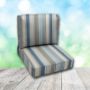 Deep Seating Patio Chair Cushions | Center Seam Style | Sunbrella