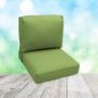 Deep Seating Patio Chair Cushions | Center Seam Style | Sunbrella