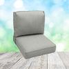 Deep Seating Patio Chair Cushions | Center Seam Style | Sunbrella