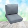 Deep Seating Patio Chair Cushions | Center Seam Style | Sunbrella