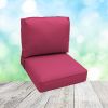 Deep Seating Patio Chair Cushions | Center Seam Style | Sunbrella