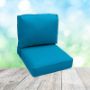 Deep Seating Patio Chair Cushions | Center Seam Style | Sunbrella
