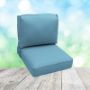 Deep Seating Patio Chair Cushions | Center Seam Style | Sunbrella