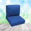 Deep Seating Patio Chair Cushions | Center Seam Style | Sunbrella