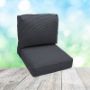 Deep Seating Patio Chair Cushions | Center Seam Style | Sunbrella