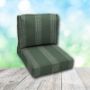 Deep Seating Patio Chair Cushions | Center Seam Style | Sunbrella